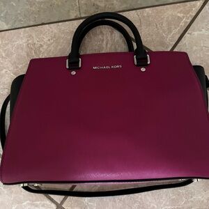 Michael Kors Fuchsia Satchel